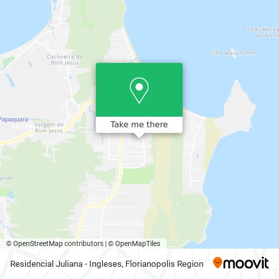 Residencial Juliana - Ingleses map