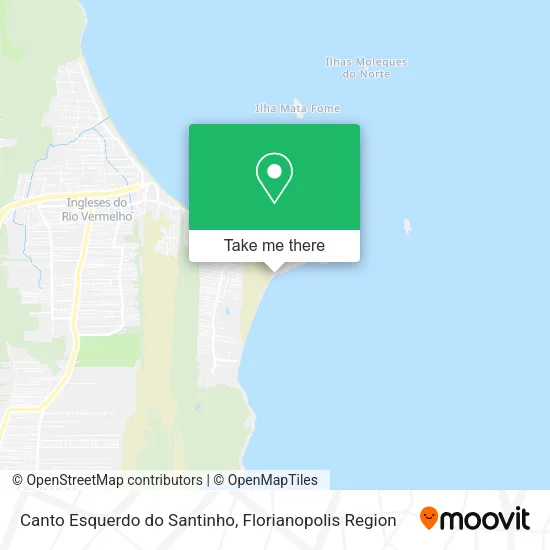 Canto Esquerdo do Santinho map