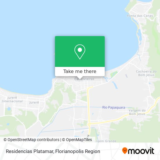 Residencias Platamar map