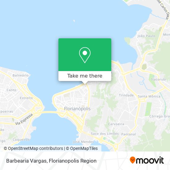 Barbearia Vargas map