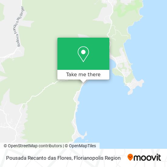 Pousada Recanto das Flores map