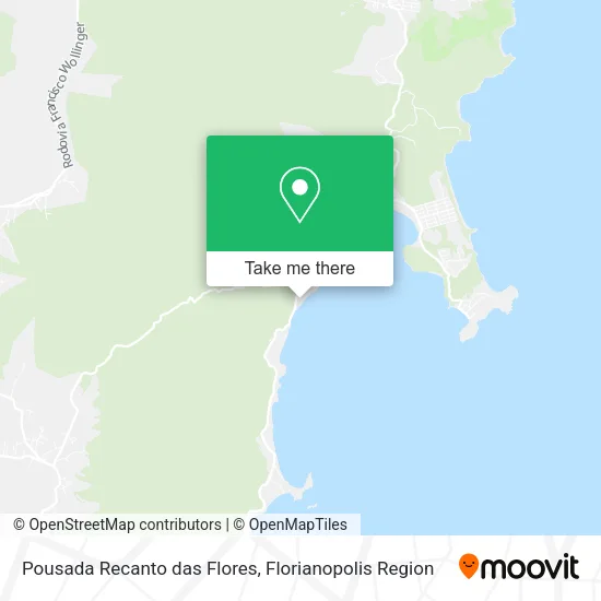 Pousada Recanto das Flores map