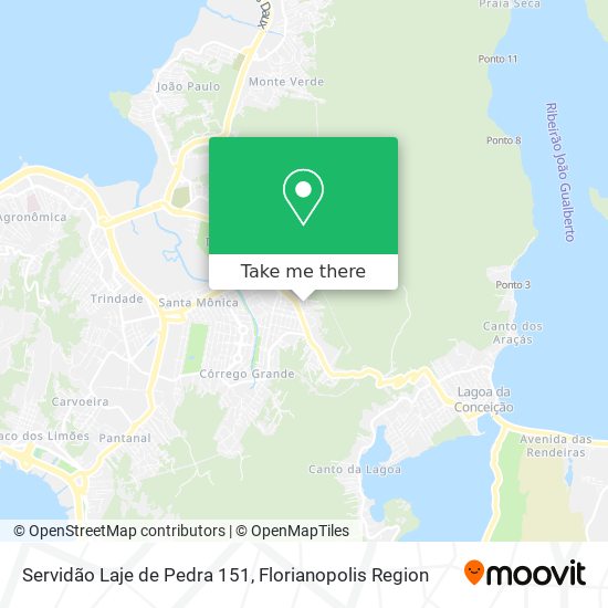 Servidão Laje de Pedra 151 map