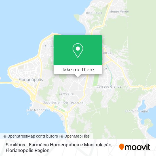 Mapa Similibus - Farmácia Homeopática e Manipulação