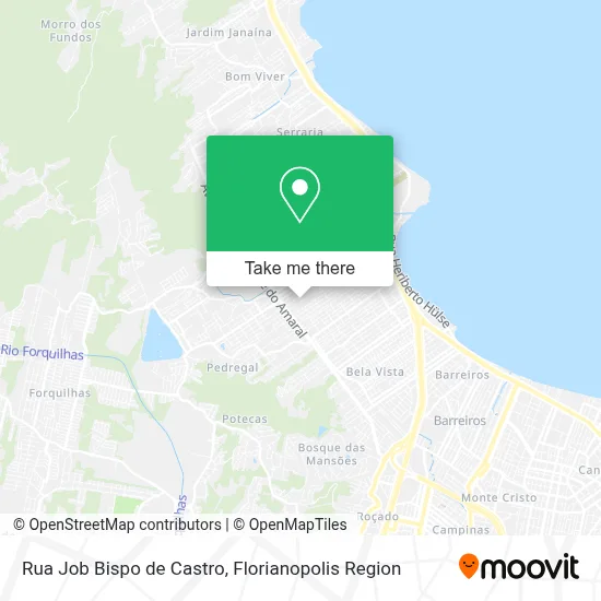 Rua Job Bispo de Castro map