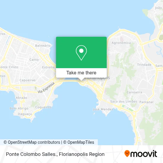 Ponte Colombo Salles. map