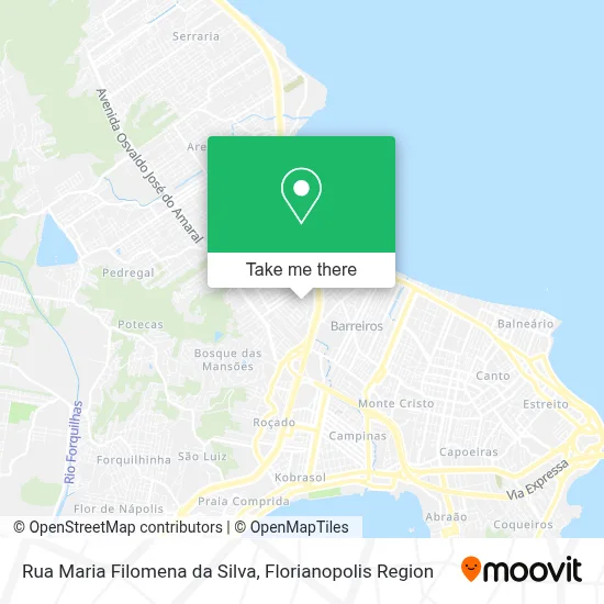 Rua Maria Filomena da Silva map