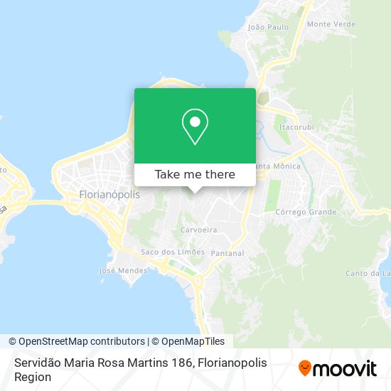 Mapa Servidão Maria Rosa Martins 186