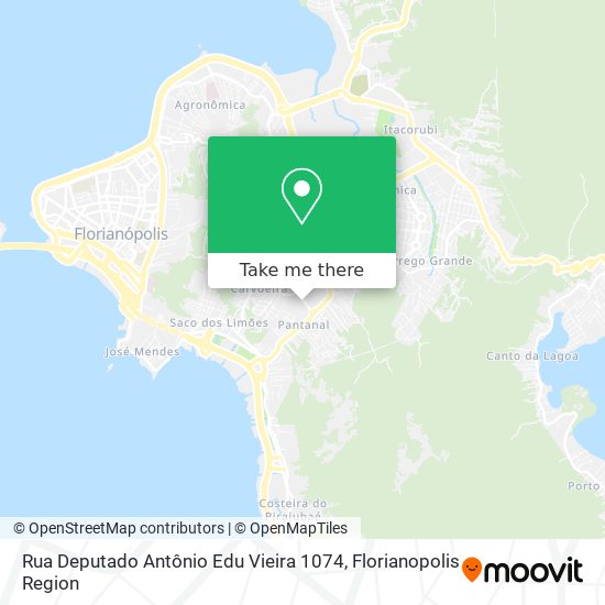 Mapa Rua Deputado Antônio Edu Vieira 1074