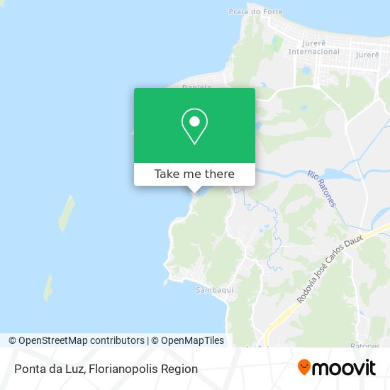 Ponta da Luz map