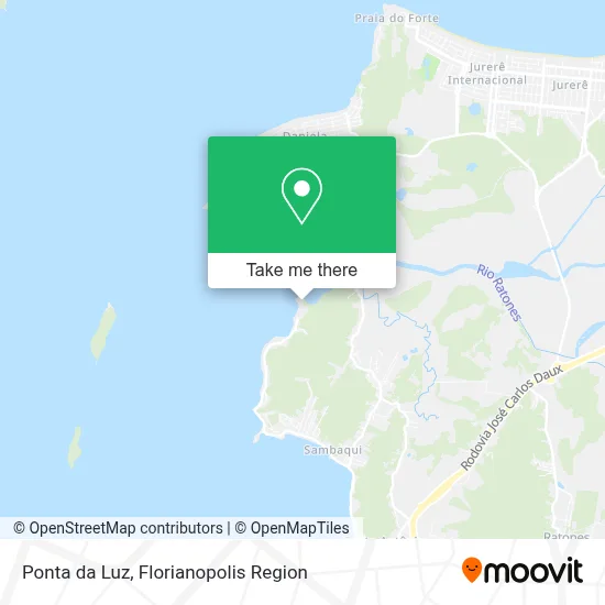 Ponta da Luz map
