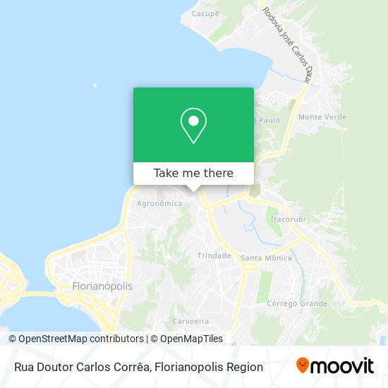 Mapa Rua Doutor Carlos Corrêa