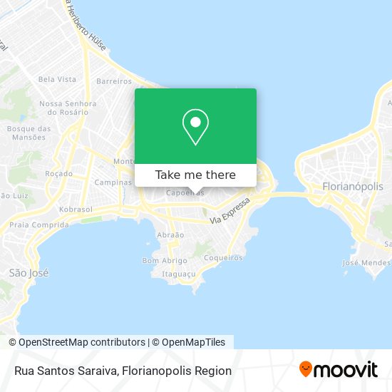 Mapa Rua Santos Saraiva