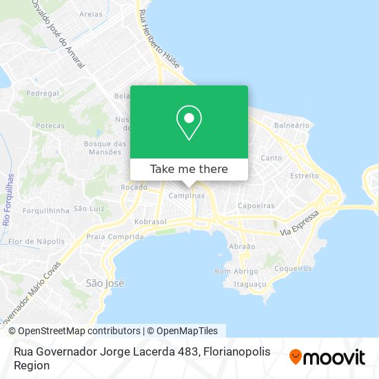Rua Governador Jorge Lacerda 483 map