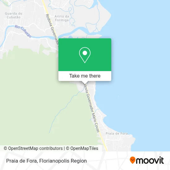 Praia de Fora map