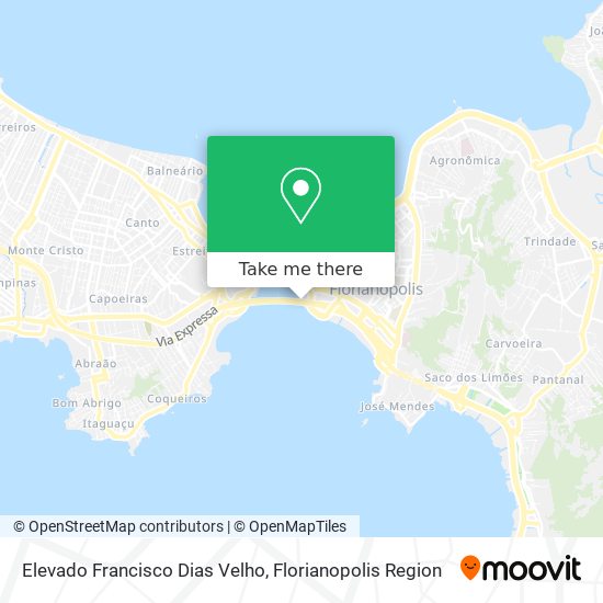 Elevado Francisco Dias Velho map