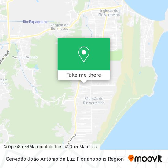 Servidão João Antônio da Luz map