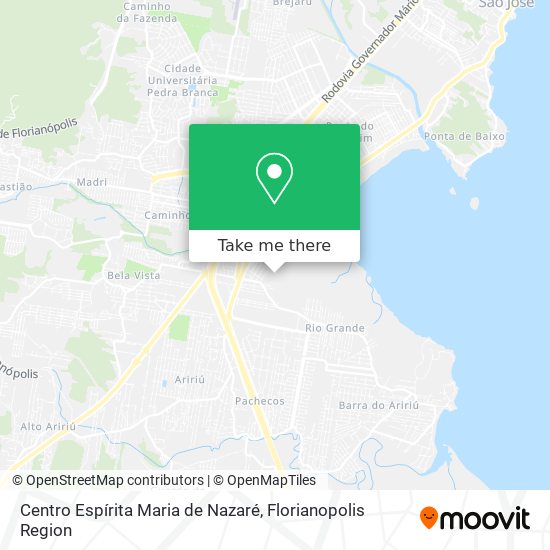 Centro Espírita Maria de Nazaré map