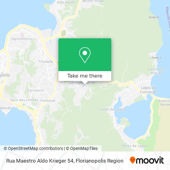 Rua Maestro Aldo Krieger 54 map