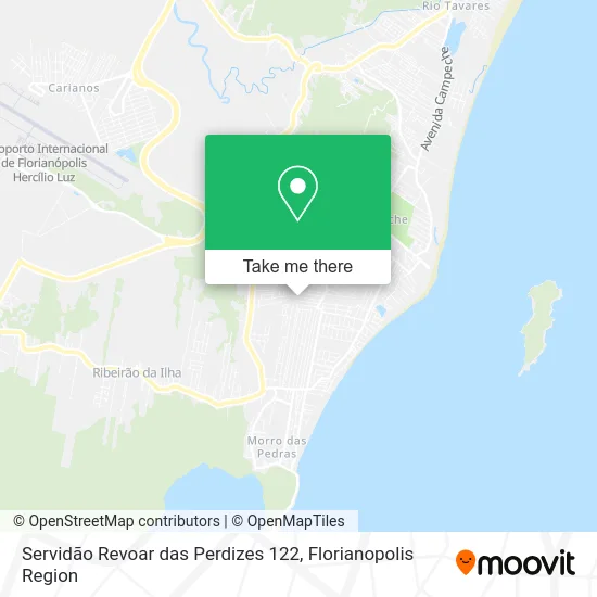 Servidão Revoar das Perdizes 122 map
