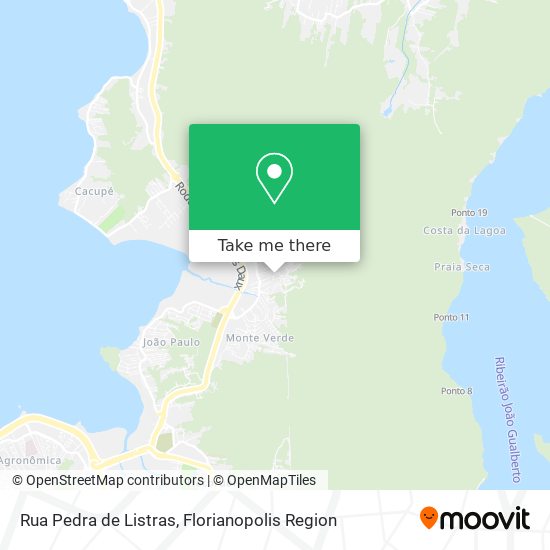 Rua Pedra de Listras map