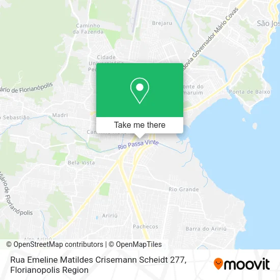 Rua Emeline Matildes Crisemann Scheidt 277 map