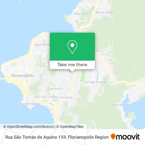 Mapa Rua São Tomás de Aquino 159