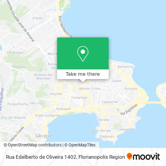 Rua Edelberto de Oliveira 1402 map