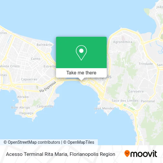 Acesso Terminal Rita Maria map