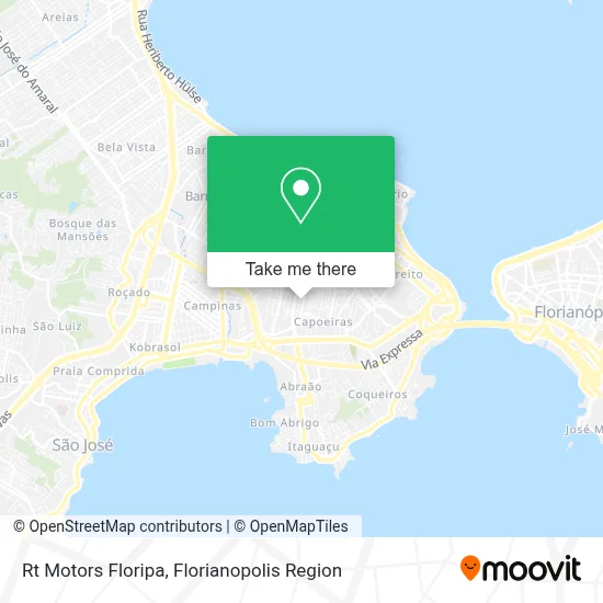 Rt Motors Floripa map
