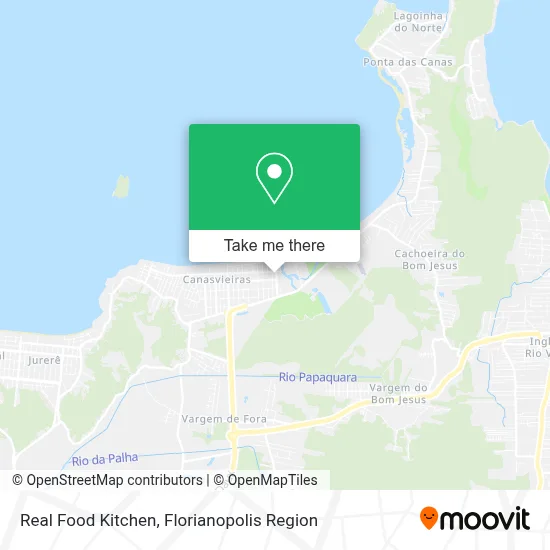 Real Food Kitchen map