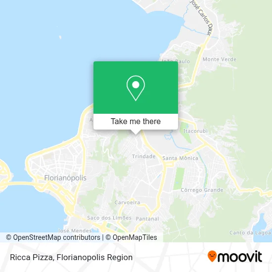 Ricca Pizza map