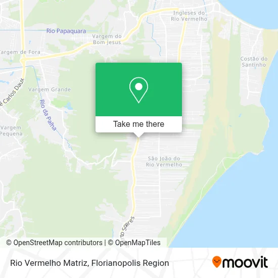 Rio Vermelho Matriz map