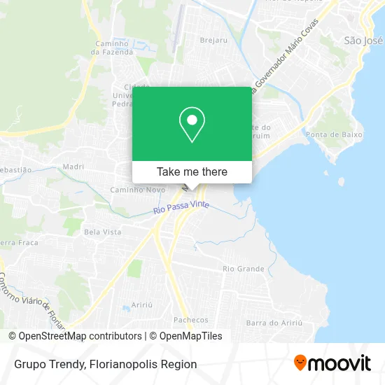 Grupo Trendy map