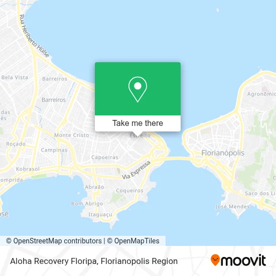Aloha Recovery Floripa map