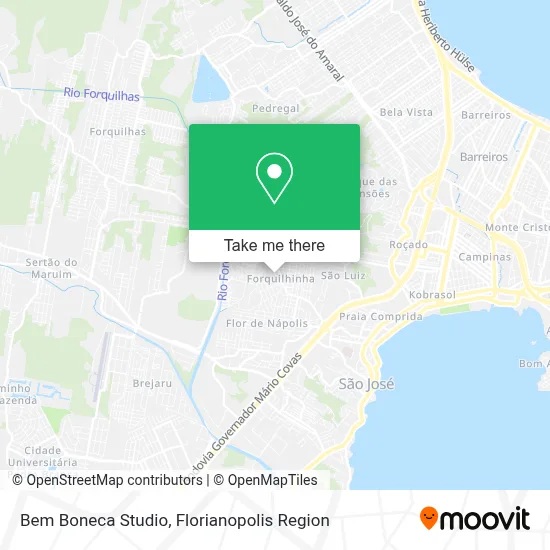 Bem Boneca Studio map
