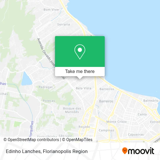 Edinho Lanches map