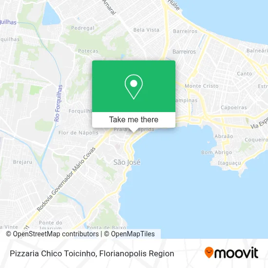 Pizzaria Chico Toicinho map