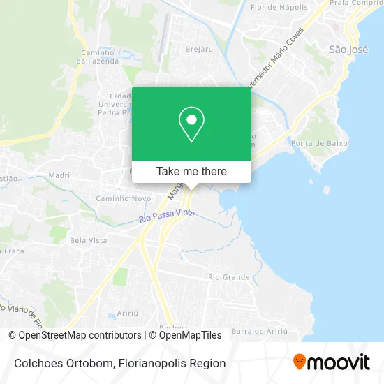 Colchoes Ortobom map