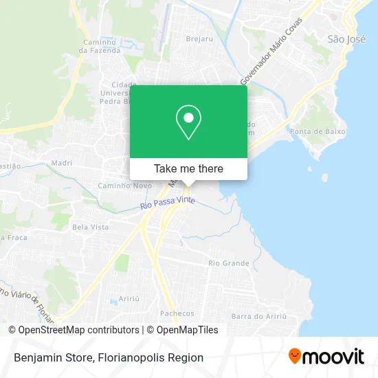 Benjamin Store map