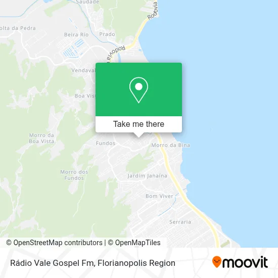 Rádio Vale Gospel Fm map