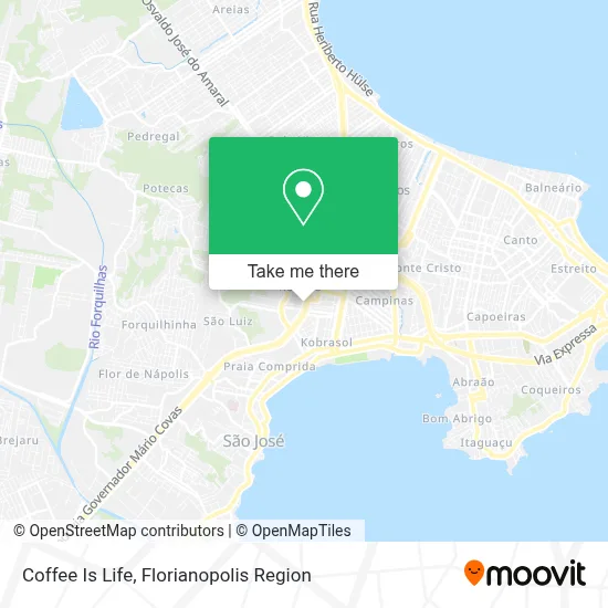 Coffee Is Life map
