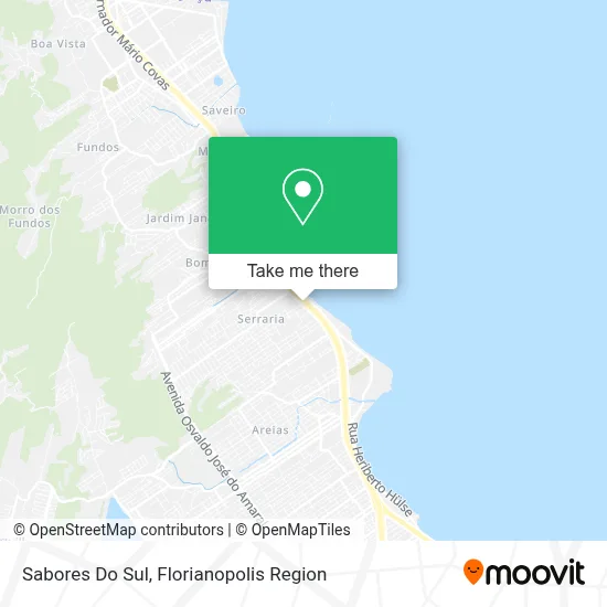 Sabores Do Sul map