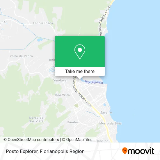Posto Explorer map