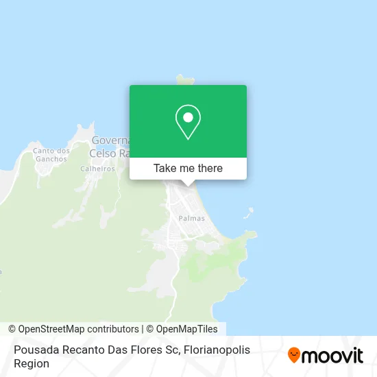 Pousada Recanto Das Flores Sc map