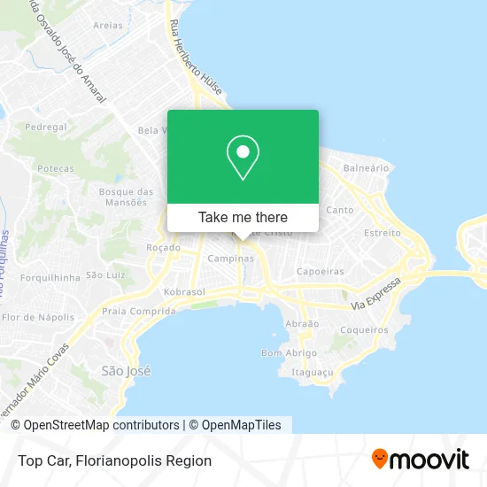 Top Car map