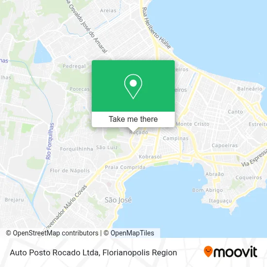 Auto Posto Rocado Ltda map