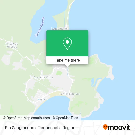 Rio Sangradouro map