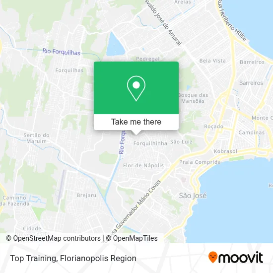 Top Training map