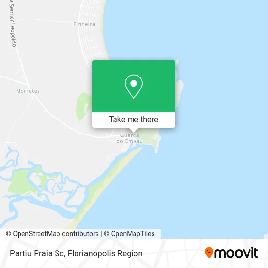 Partiu Praia Sc map